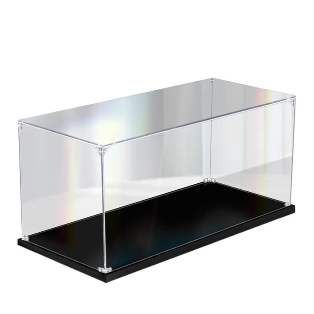 Collectible Showcase 10-40CM Height Display Acrylic Box for Storage, Length 15-40cm Assemble Clear 1pc(30X20X20CM)