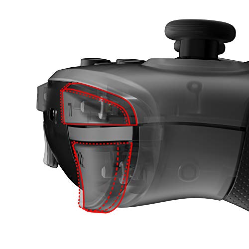 eXtremeRate Clicky Hair Trigger Kit for Nintendo Switch Pro Controller Shoulder Buttons, Custom...