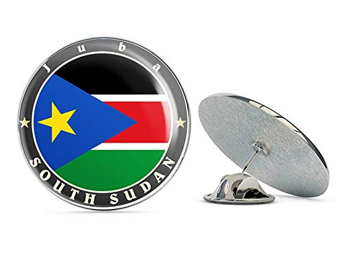 South Sudan Round Metal 0.75