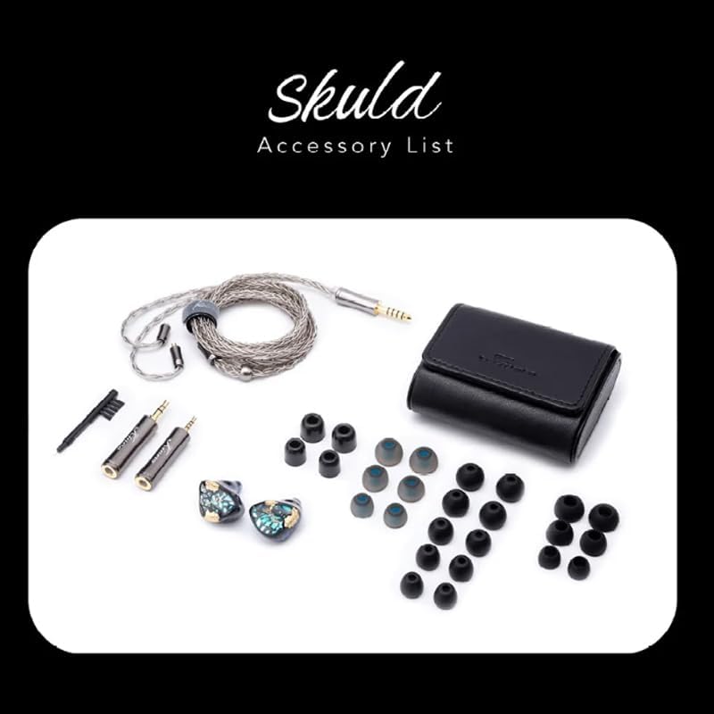 Kinera Skuld Earphone 5BA Monitor Driver in Ear Earphone IEMs with Detachable Cable 4.4mm Plug Balanced for Hfi Music Headsets