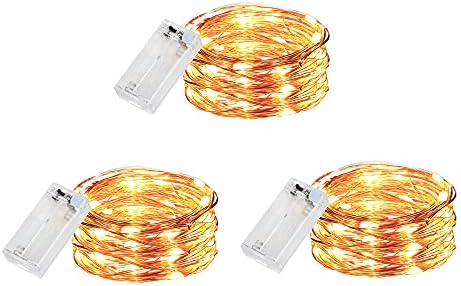 innotree 3 Pack Fairy Lights Battery Operated with Timer