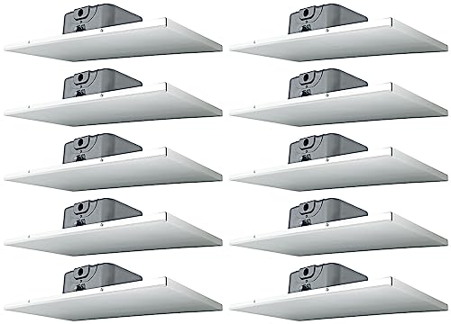 Rockville Bundle - 10 Items DCS6T 70V Commercial 2' X 1' Drop Ceiling Tile Speakers for Office