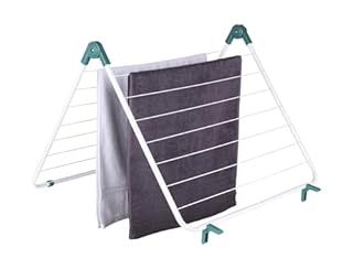 Spetebo Sèche-linge en métal pour baignoire - Longueur de séchage : 9 m