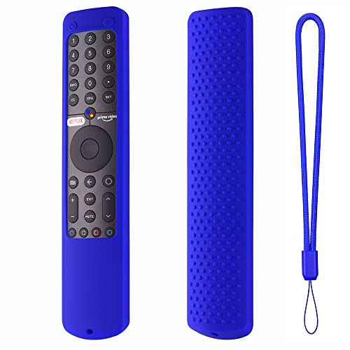 Custodia telecomando Cover per Xiaomi - Mi TV P1 50 43 P1E Q1 75 Q1E 55 XMRM-19 protettiva silicone per vocale Bluetooth blu