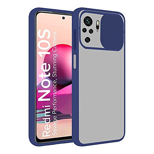 Amazon Brand - Solimo Mobile Back Cover Polycarbonate (MINOTE10S-SLIDER-BLUE) Redmi Note 10S - Blue - 1 - Case (B097RP2Y4R) Amazon Price History, Amazon Price Tracker