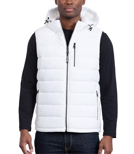 Image of Calvin Klein Men's Lightweight Packable Hooded Puffer Vest