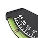 Chiffonade 45 Deg Bubble Levels Clinometers Impact Proof Accurate Measurement Inclinometer Easy Install Stick On for RV Ships Trailers