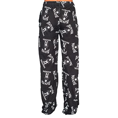 Ripple Junction Deathrow Records Logo Toss Adult Sleep Lounge Pants3