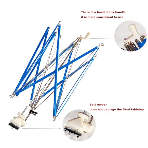 Image of OYEUYID Yarn Umbrella Yarn Ball Winder Metal Yarn Umbrella Yarn Winding Umbrella Frame Metal Ball Winding Device Knitted Yarn Management Winding Bracket