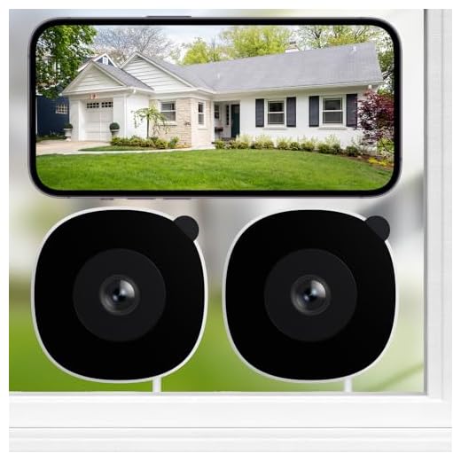 2K No Drill Window Camera-2 Pack Cameras for Home Security Indoor & Outdoor Monitoring thru Glass, Anti-Glare Color Night Vision, Human Detection, 24/7 Recording, Space-Saving, Ideal for Apartment, K1