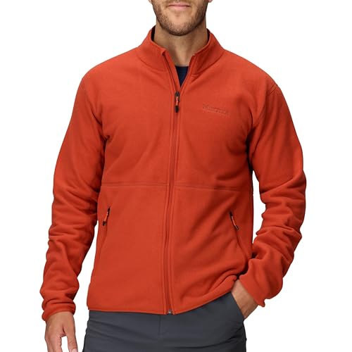 Image of MARMOT Men's Rocklin Full-Zip Jacket - Classic, Warm, Lightweight 100-Weight Fleece Layer