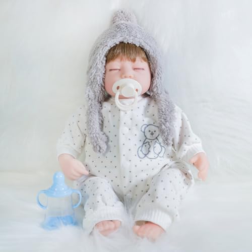 Muñeco Reborn Bebé Realista 16 pulgadas miniatura 1