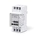 Produktbild conecto Digitale Zeitschaltuhr für Hutschiene Schalttafel-Einbau | LCD-Display | 10 Schaltprogramme (Wochen-/Tages- und Minutenprogramm) | Sommerzeit + 12/24h Timer | IP20 | 3600W | weiß