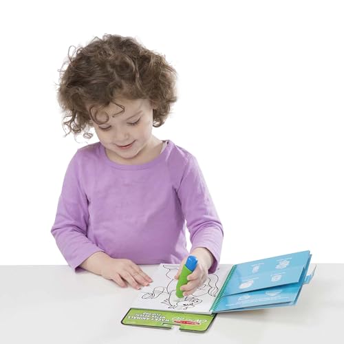 Image of Melissa & Doug On the Go Water Wow! Reusable Water-Reveal Flip Pad - Wacky Animals