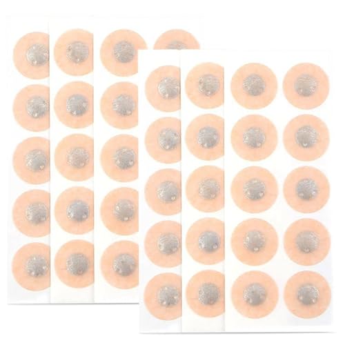 Magnetic Nose Strip Refill 30 Pairs(60pcs) for Anti Snoring Devices Not Including Nasal Magnetic Nose Clip Skin Friendly for Better Breathing,Sleep Aid Stop Snoring Aids for Men Women-Round