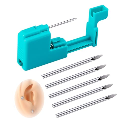 Beautidots 14G 16G 20G Body Piercing Kit for Belly Button/Lip/Tongue/Ear/Nose/Eyebrow/Nipple Piercing Gun Kits Safe Body Piercing Needle Tools for Women Men