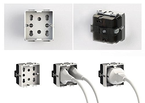 4Box 4B.V19.H21 Presa Multistandard 1 Schuko o 2