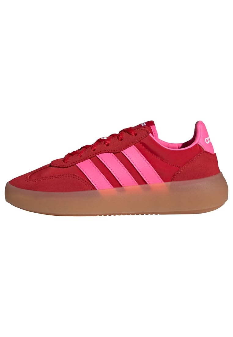 adidas Unisex Kids BARREDA Decode Shoes Junior, Better Scarlet/Lucid Pink/Gum, 3.5 UK