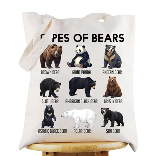 Bolso Tote divertido de osos para amantes de osos miniatura 1