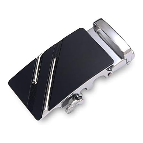 flintronic Cabeza de Cinturón Cuero Hombre con Hebilla Automática Cover