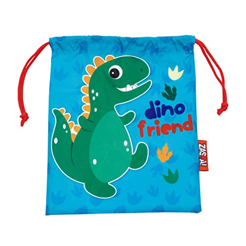 ARDITEX ZK14587 Bolsa Merienda 26.5X21.5cm de ZASKA-Dino