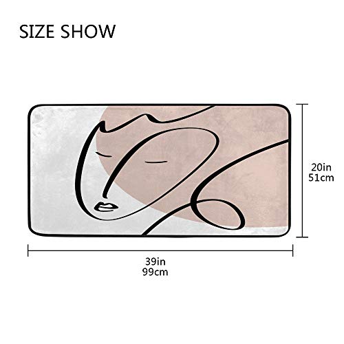 Tapis de cuisine épais antidérapant et confortable pour sol de cuisine et bureau moderne