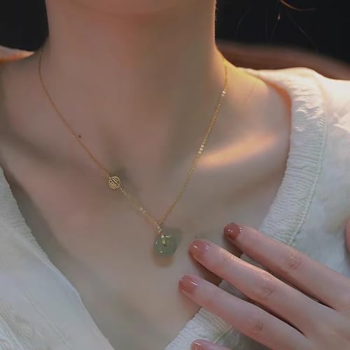 Boucle de paix en jade véritable, le cadeau Feng Shui idéal
