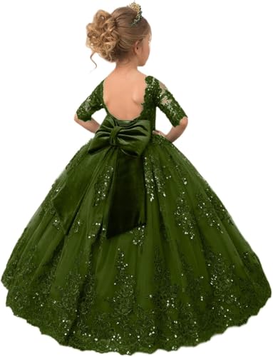girls hunter green dress Amazon.com: Topstaㅤ Pageant Dresses Lace Appliques Tulle Flower Girl Dresses with Bow Knot Princess First Communion Ball Gown 14: Clothing, Shoes & Jewelry SD-07.07.26 A smocked panel at Cream & Gold One-Strap Variant:Blush multi size 12
