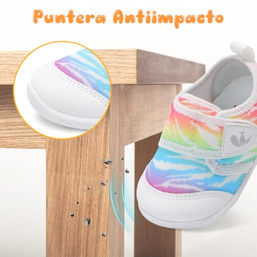Image of FEETCITY Baby First Walking Shoes Boys Girls Infant Crib Shoes Breathable