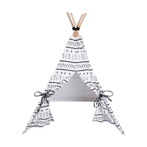 Carpa - Tipi para Mascotas de Lona 56x56x74cm