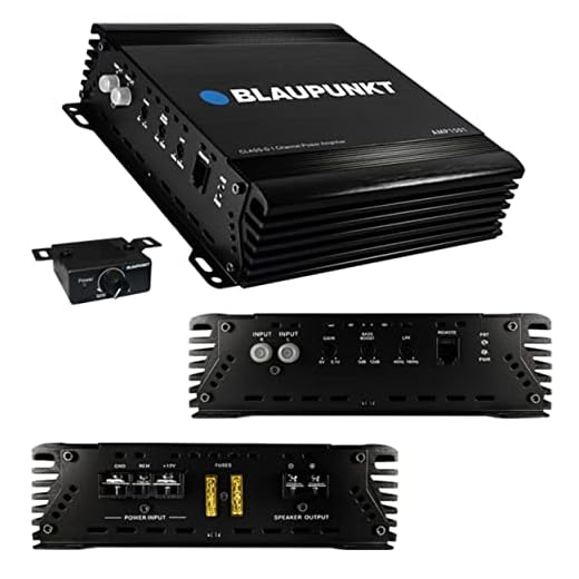 Blaupunkt AMP1500M High-End 1500 Watts Monoblock Car Audio Amplifier/Amp +Remote