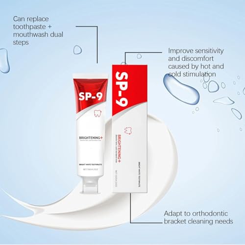 SP-9 Zahnpasta mit Minze für weiße Zähne, Zahnpasta für frischen Atem, Freshen Breath Zahnpasta, Zahnaufhellungs-Zahnpastas Zur Entfernung Von Zahnaufhellungsflecken – Bild 7