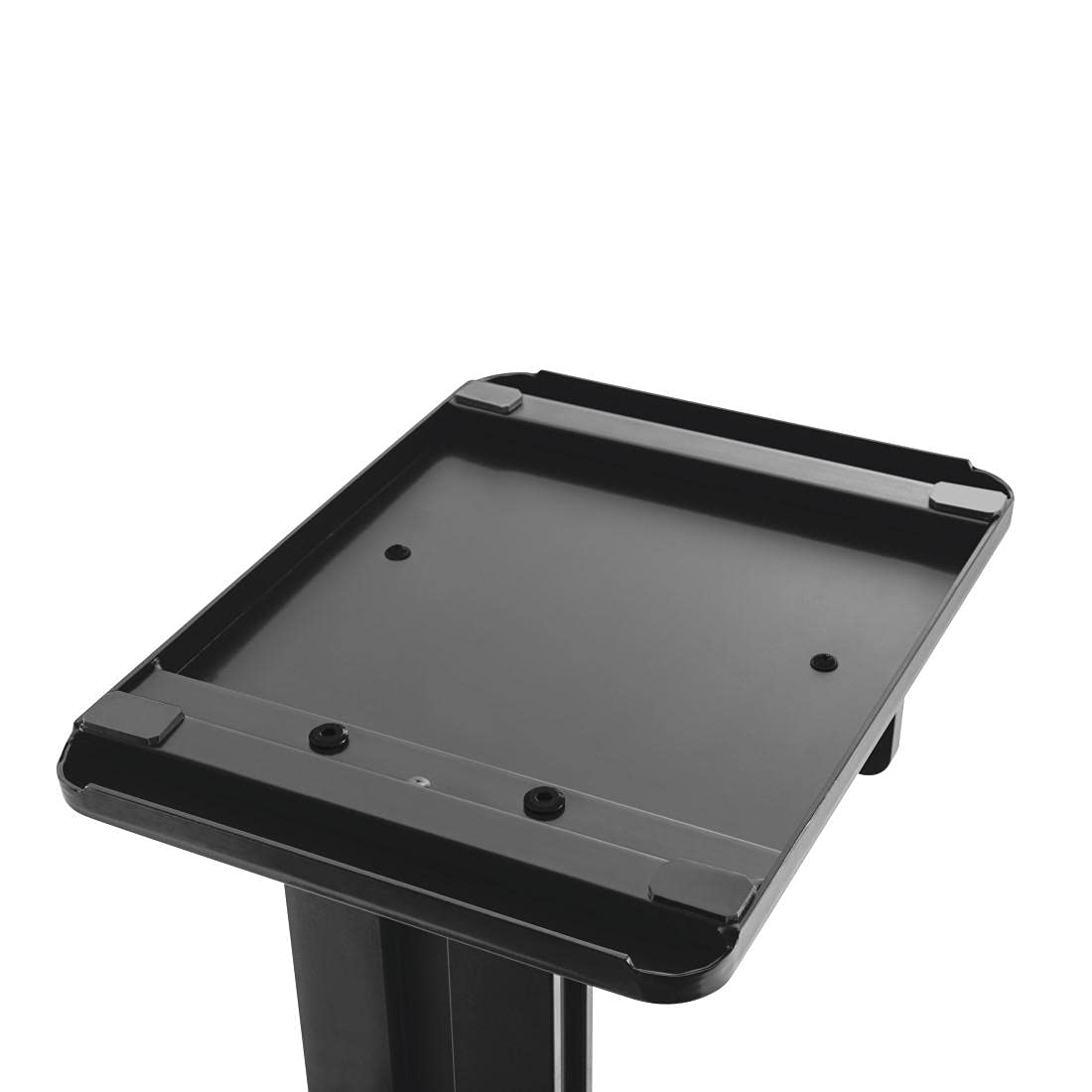 Xavax Universal Staubsauger-Ständer mit Zubehör-Halterung (Standfuß Organizer für Akkustaubsauger, Akkusauger Boden-Ständer passend für Dyson, Bosch, AEG, Philips, Rowenta, bohrfreie Montage) schwarz