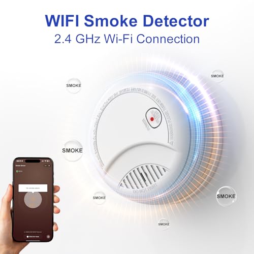 RenseCum WiFi Smart Smoke Detector - image 3