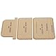 Acryl Brieftasche Vorlage, 3 Stück Kartentasche Kartentasche Münzbeutel Muster Acryl Vorlage Acryl Leder Muster Vorlage Handgefertigte DIY Leder Bastelform VorlageVorlagen