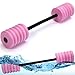 Soulchen Long Aquatic Exercise Dumbbells Foam Water Weights Dumbbell Aquatic Pool Barbells with High Density EVA Foam for Swim Water Aerobics Workouts Loss(Pink,33.07 Inch)