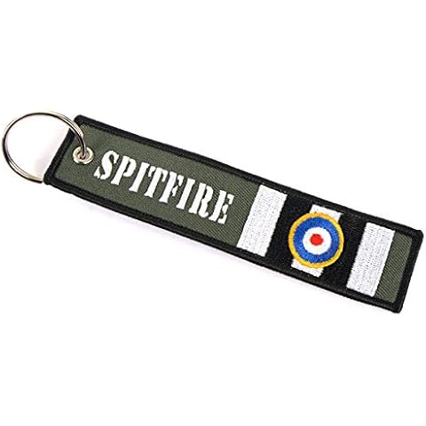 Vintage Style Spitfire Keyring Fob Cover