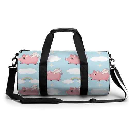 Duffel bag pour camping randonnée Cochon Volant sac de sport solide