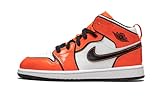 Big Kid's Jordan 1 Mid SE Turf Orange/Black-White (BQ6931 802) - 6