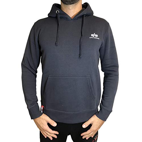 ALPHA INDUSTRIES Basic Hoody Small Logo Felpa