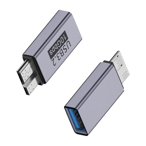 Adaptateur Micro B 10 Gbit/s pour réutiliser un câble USB 3.0 sur un disque dur externe