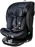 Asalvo Silla Coche Bebe AUSTEN 2 I-Size. Silla Coche Grupo 0-1-2-3 Isofix. Silla Coche Isofix de 40 a 150 cm Tejido Lavable. Alzador Coche Niño 0 a 12 Años. Auto Reclinable y Giratoria 360°. Negro