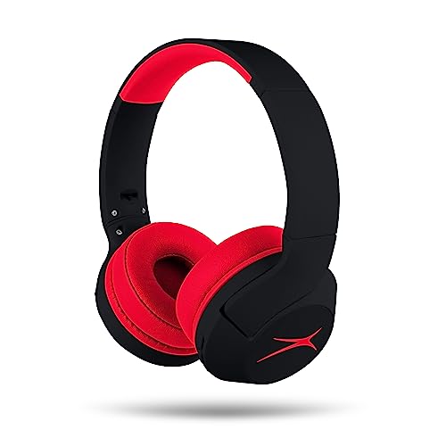 Altec Lansing Kid Safe Noise Cancelling Wireless Headphones 15H Battery, 85dB Volume Limit, Foldable Design Powerful Sound, Active Noise Cancellation Perfect for Kids Ages 7+