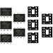 risingsaplings 5pcs ATTINY85-20PU DIP-8 IC MCU 8BIT Microcontroller with 8KB (5pcs and ic Socket)