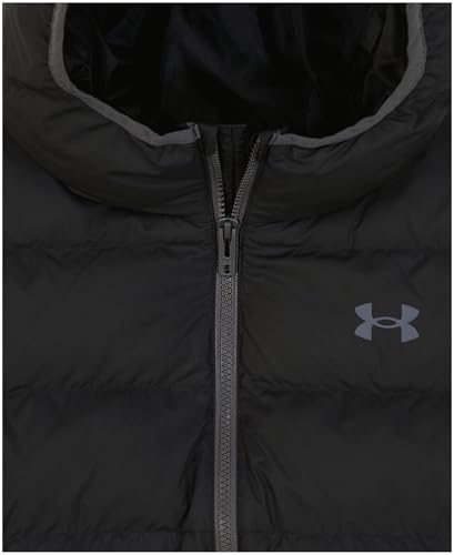 Image of Under Armour Boys' Pronto Hooded Puffer Jacket, Lightweight & Water Repellent