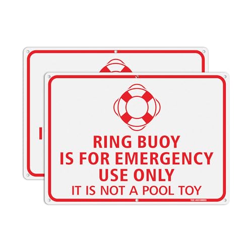 Panneau de signalisation Ring Buoy réfléchissant et résistant aux intempéries