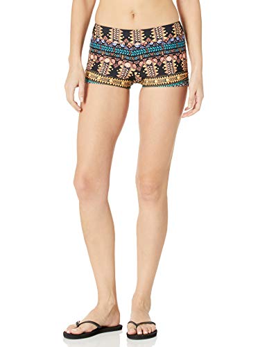 Seafolly Women's Spice Temple Athletic Short, Black, 6