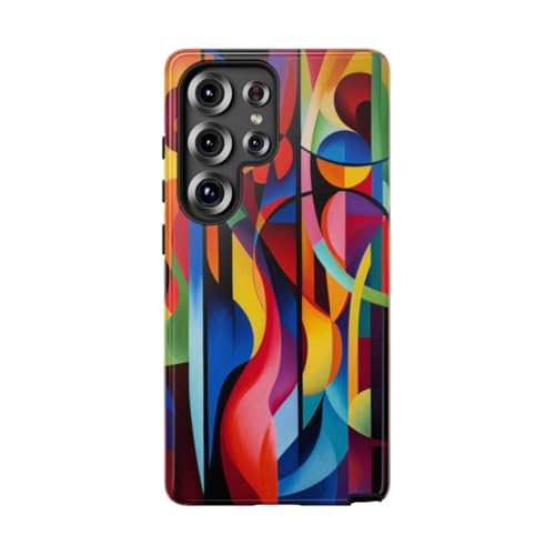 Coque rigide Samsung S25 Ultra motif multicolore anti-rayures et brillante