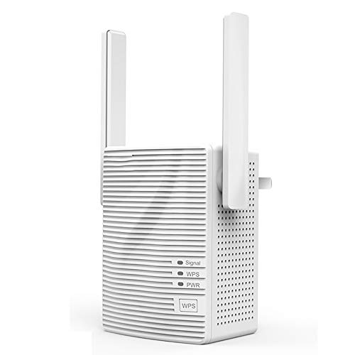 1200 Mbit/s WiFi Repeater 5G Gigabit Drahtloser Dualband Router Range Extender Einfache Einrichtung mit 2 Antennen Boostern