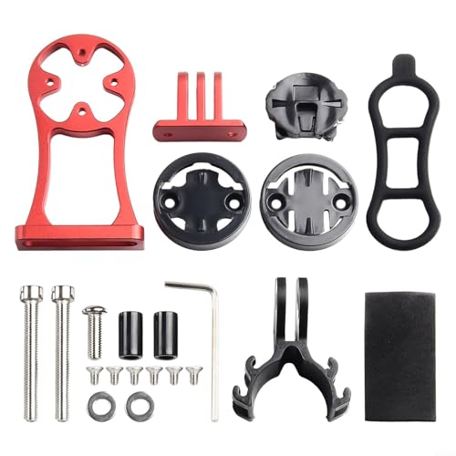Soporte de aleación de aluminio compatible con Garmin y Bryton, ideal para ciclistas serios (negro)